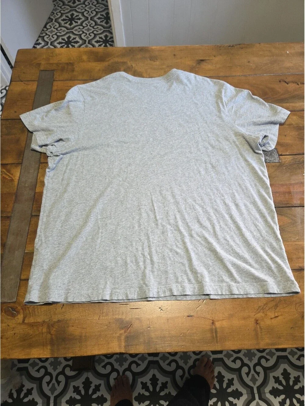 Nike Sportswear Swoosh Stack Graphic T-Shirt Dark Grey Heather Men's XXL 2XL
